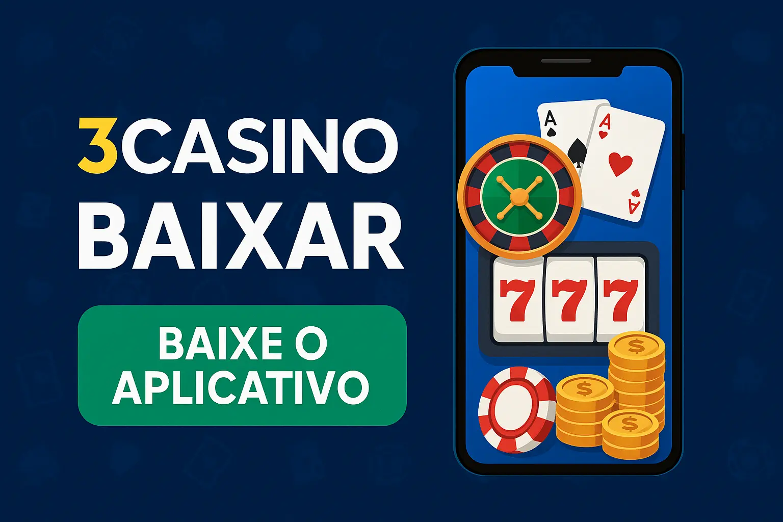 Baixar o 3CASINO Cassino App
