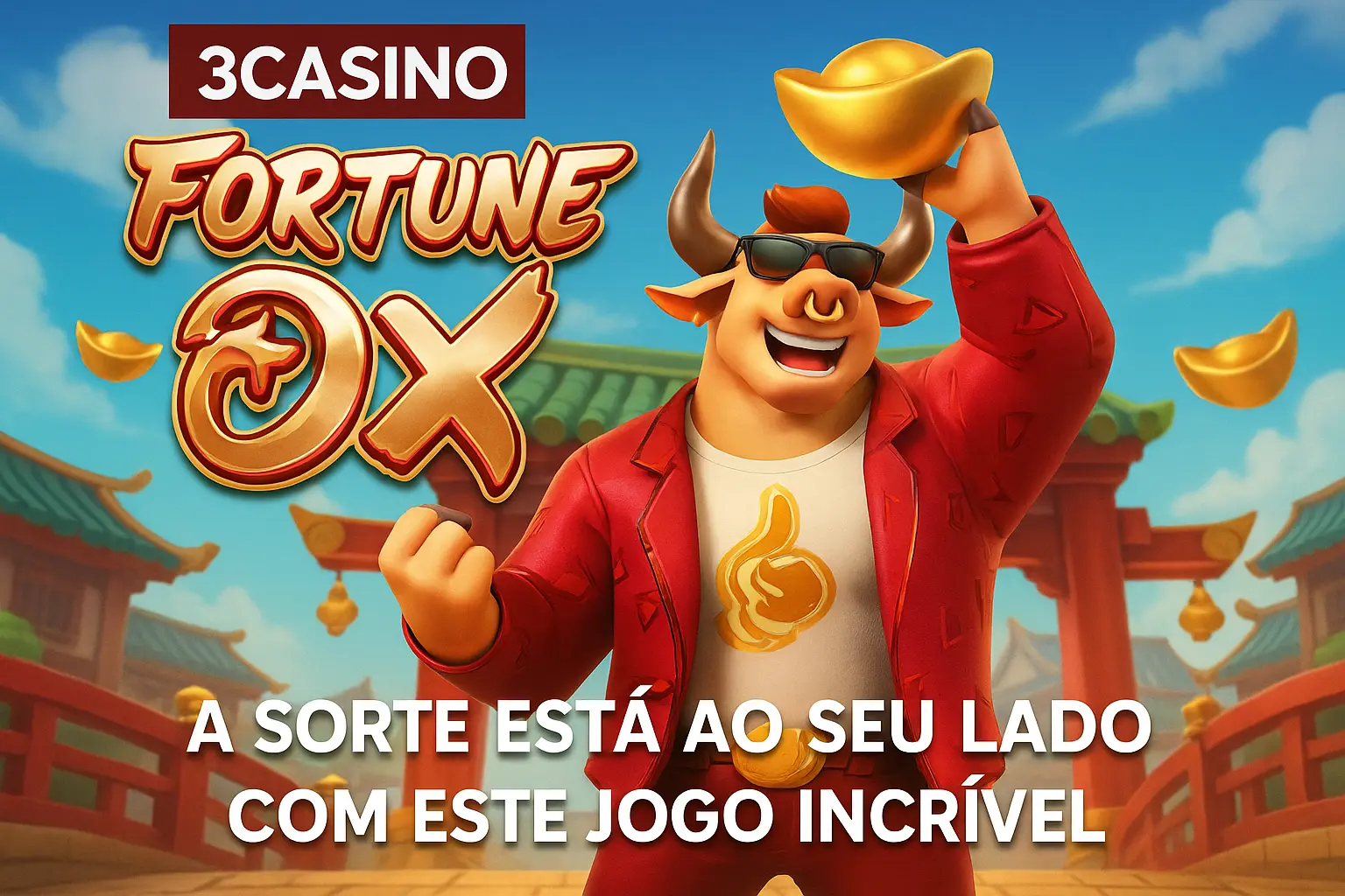 Fortune Ox no 3CASINO - Aposte Agora e Reivindique Seus Ganhos