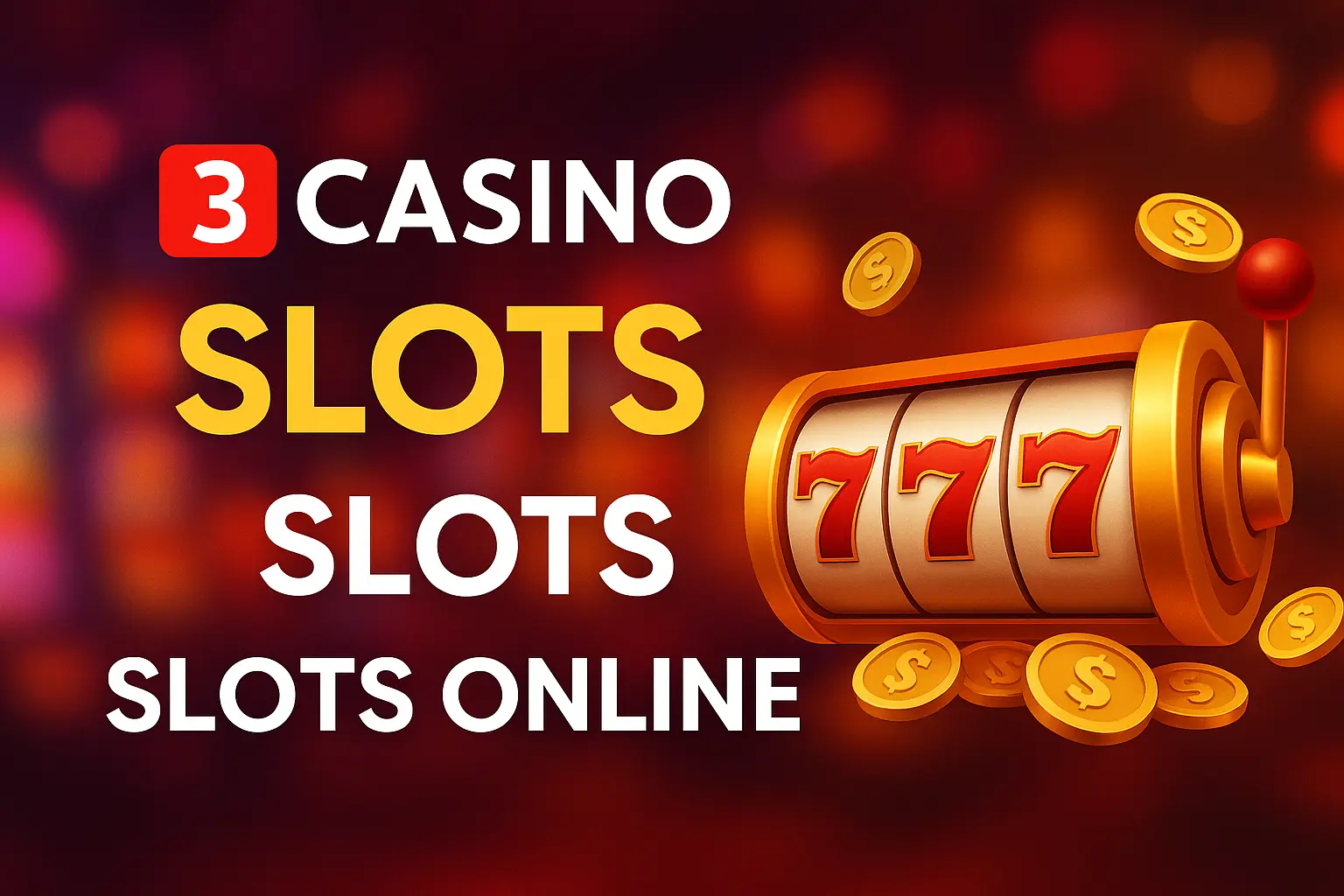 Explore o mundo das slot machines no 3CASINO Casino